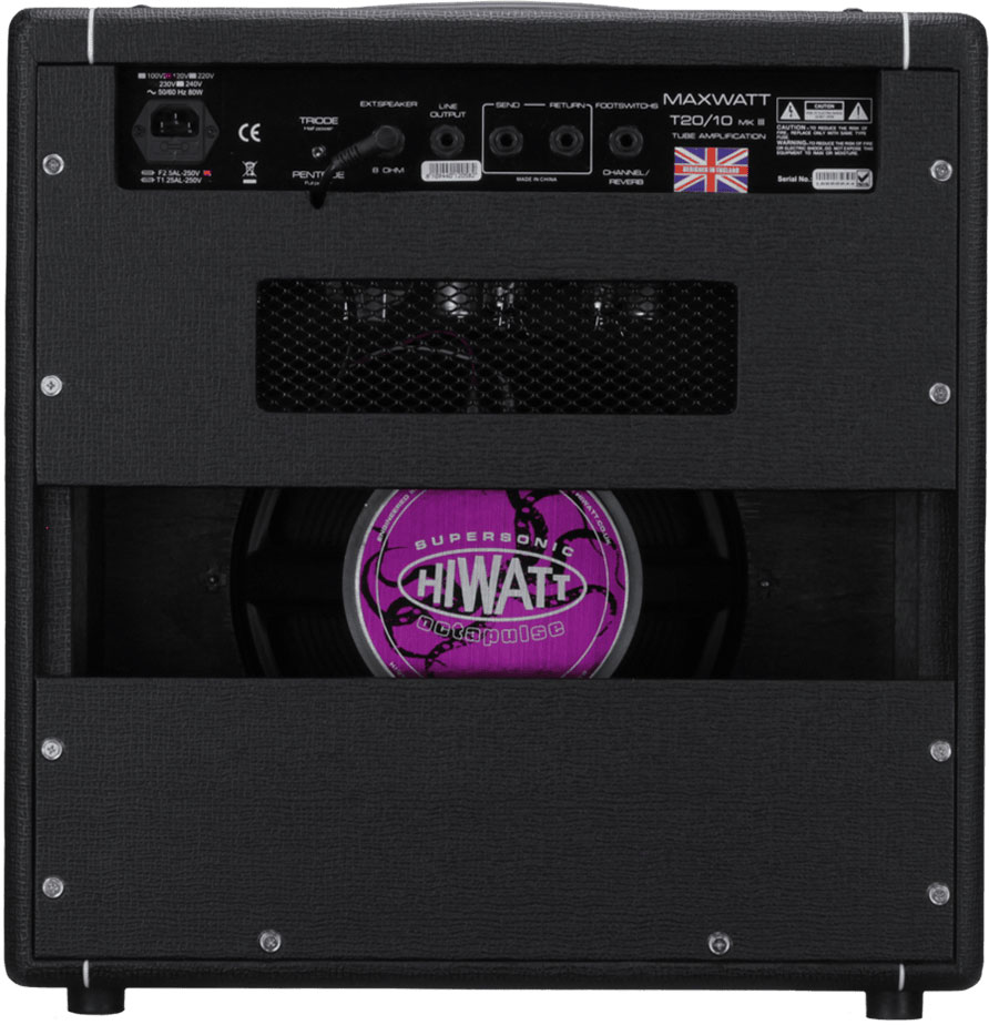 Hiwatt T20/10 Combo Tube 1x10 10/20w 1x10 El84 Reverb - Combo für E-Gitarre - Variation 2