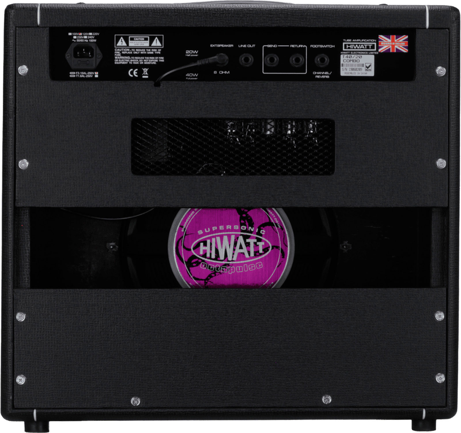 Hiwatt T40/20 Combo 1x12 Tube 20/40w El84 Reverb - Combo für E-Gitarre - Variation 2
