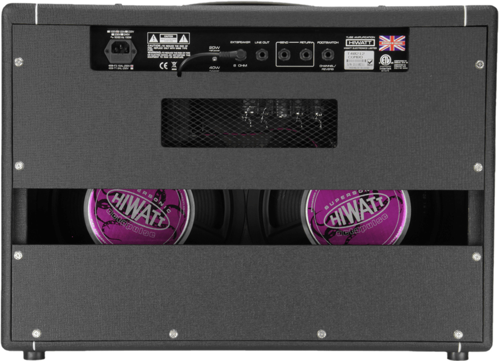 Hiwatt T40/20 Combo 2x12 Tube 20/40w El84 Reverb - Combo für E-Gitarre - Variation 2