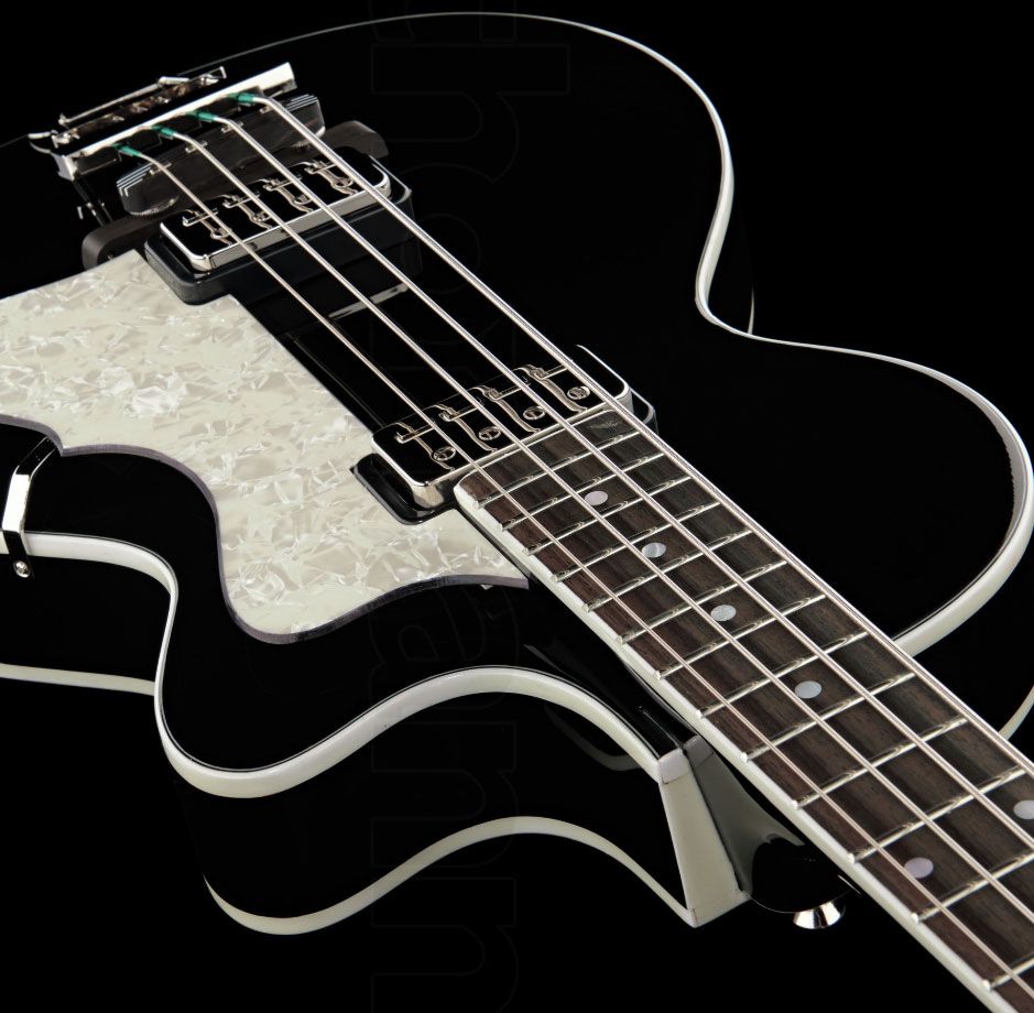 Hofner Club Bass Ct Cw - Black - Halbakustiche Bass - Variation 3