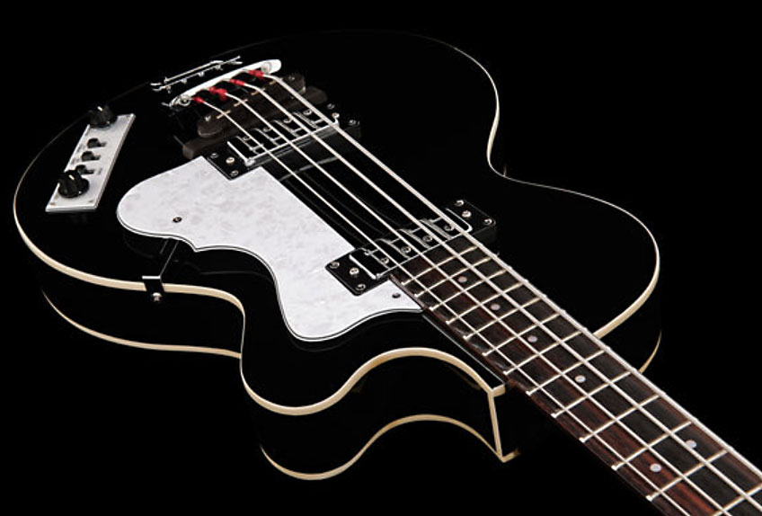 Hofner Club Bass Ignition Cw - Black - Halbakustiche Bass - Variation 2