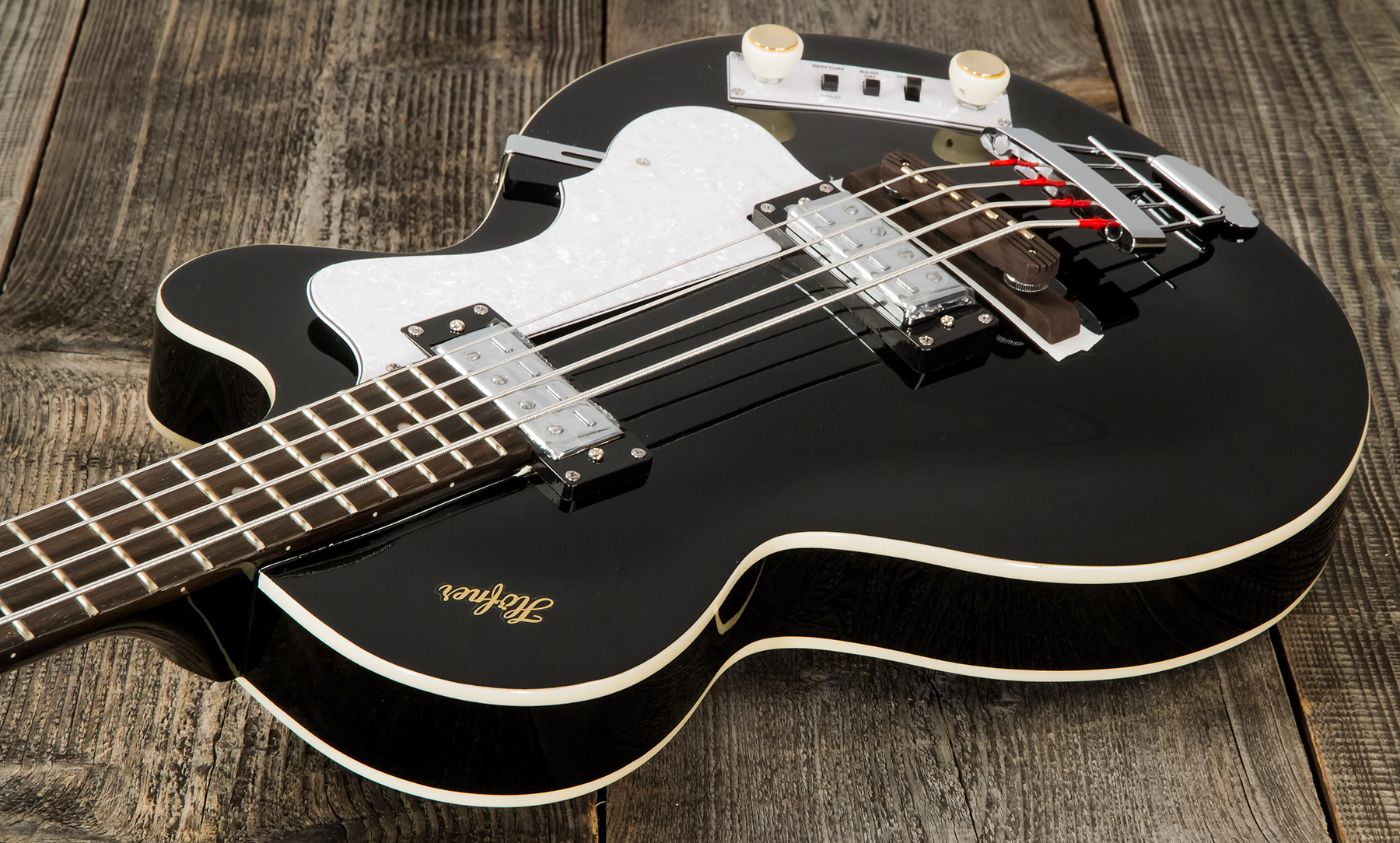 Hofner Club Bass Ignition Se Cw Jat - Black - Halbakustiche Bass - Variation 1