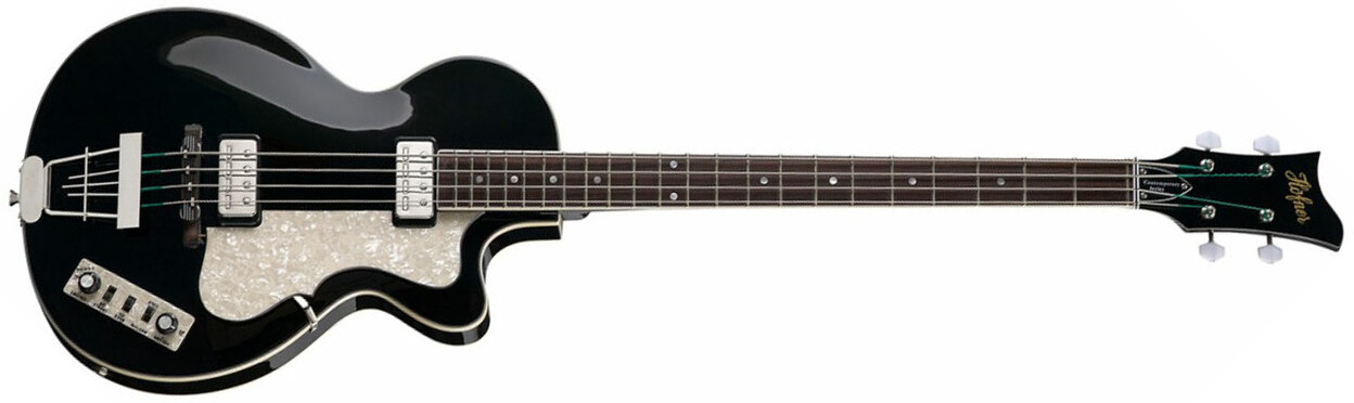 Hofner Club Bass Ct Cw - Black - Halbakustiche Bass - Main picture