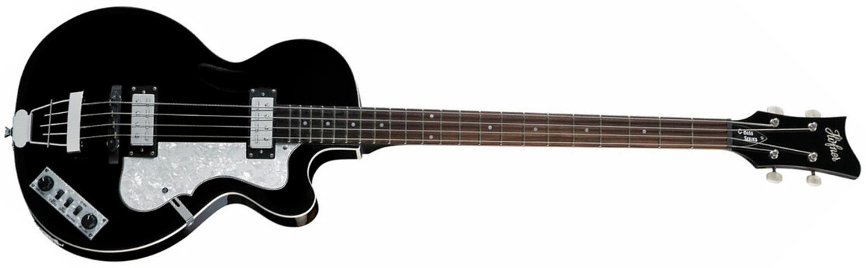 Hofner Club Bass Ignition Cw - Black - Halbakustiche Bass - Main picture