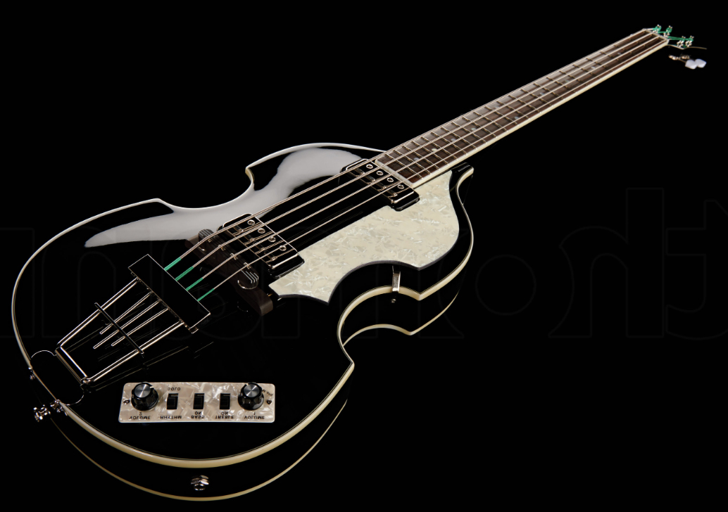 Hofner Violin Bass Contemporary Hct-500/1-sb - Black - Solidbody E-bass - Variation 3