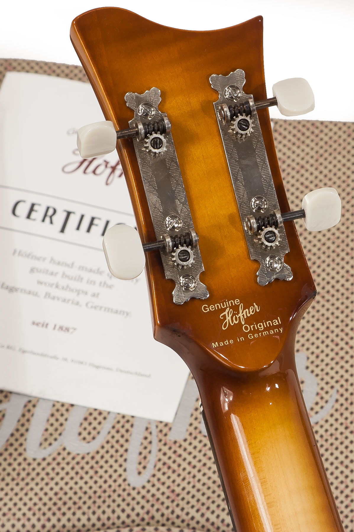 Hofner Violin Bass Mersey H500/1-62-0 - Vintage Sunburst - Halbakustiche Bass - Variation 4