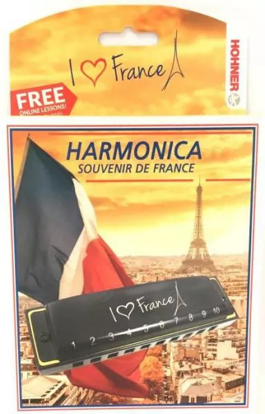 Chromatische mundharmonikas Hohner 559/20C I Love France