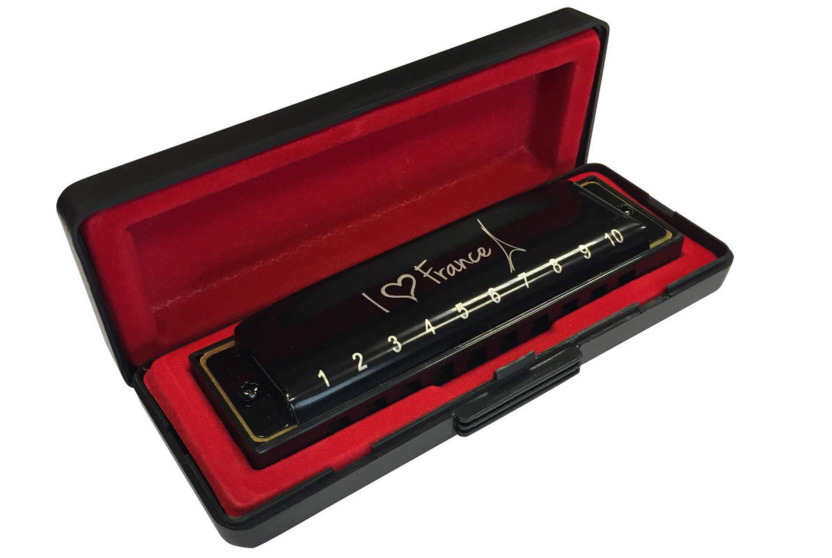 Hohner 559/20 Souvenir I Love France - Chromatische Mundharmonikas - Variation 3