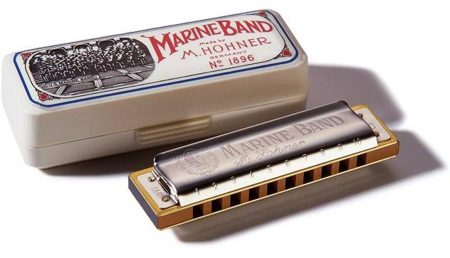 Chromatische mundharmonikas Hohner Marine Band 1896-20 en Do