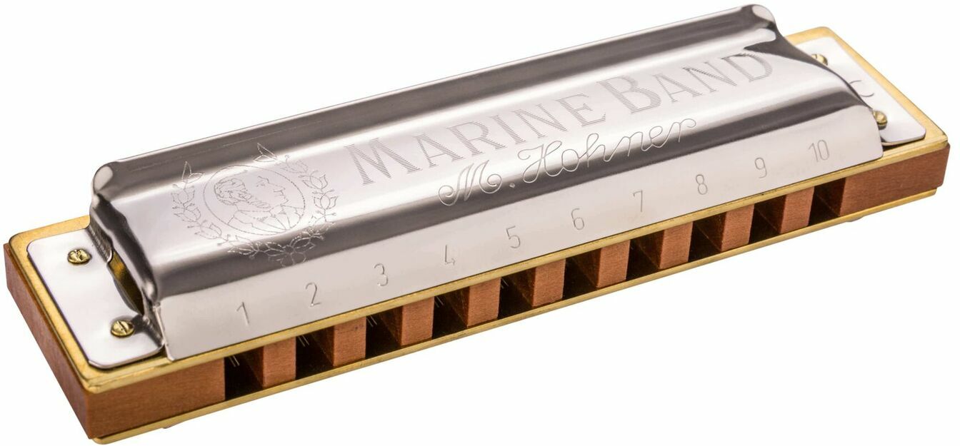 Hohner 1896/20 Harmo Marine Band 10 Tr F# - Chromatische Mundharmonikas - Main picture