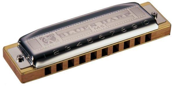 Chromatische mundharmonikas Hohner MS Blues Harp - en Do