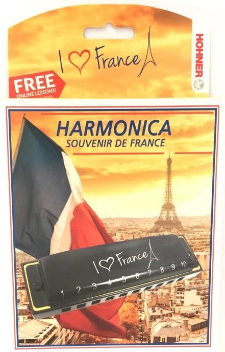 Hohner 559/20 Souvenir I Love France - Chromatische Mundharmonikas - Main picture