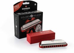 Chromatische mundharmonikas Hohner 544/20 Harmo Golden Melody Prog G