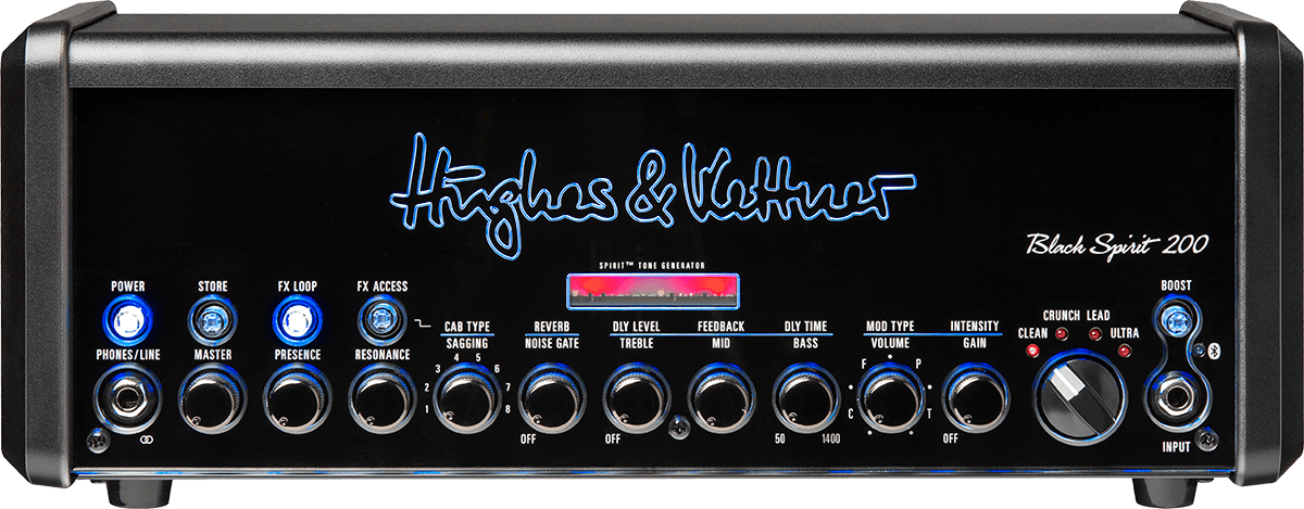 Hughes & Kettner Black Spirit 200 Head 2-20-200w - E-Gitarre Topteil - Main picture