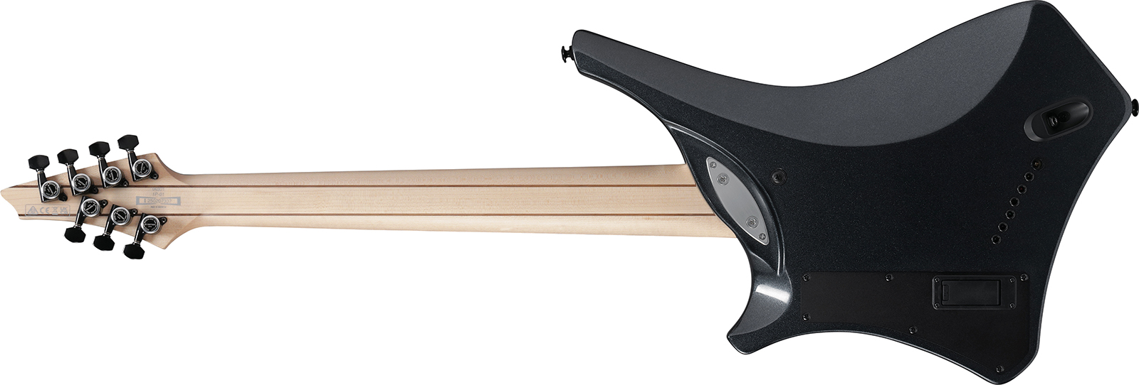 Ibanez A527 Ipt Alpha 7c Multiscale 2h Fishman Fluence Eb - Iron Pewter - E-Gitarre aus Metall - Variation 1