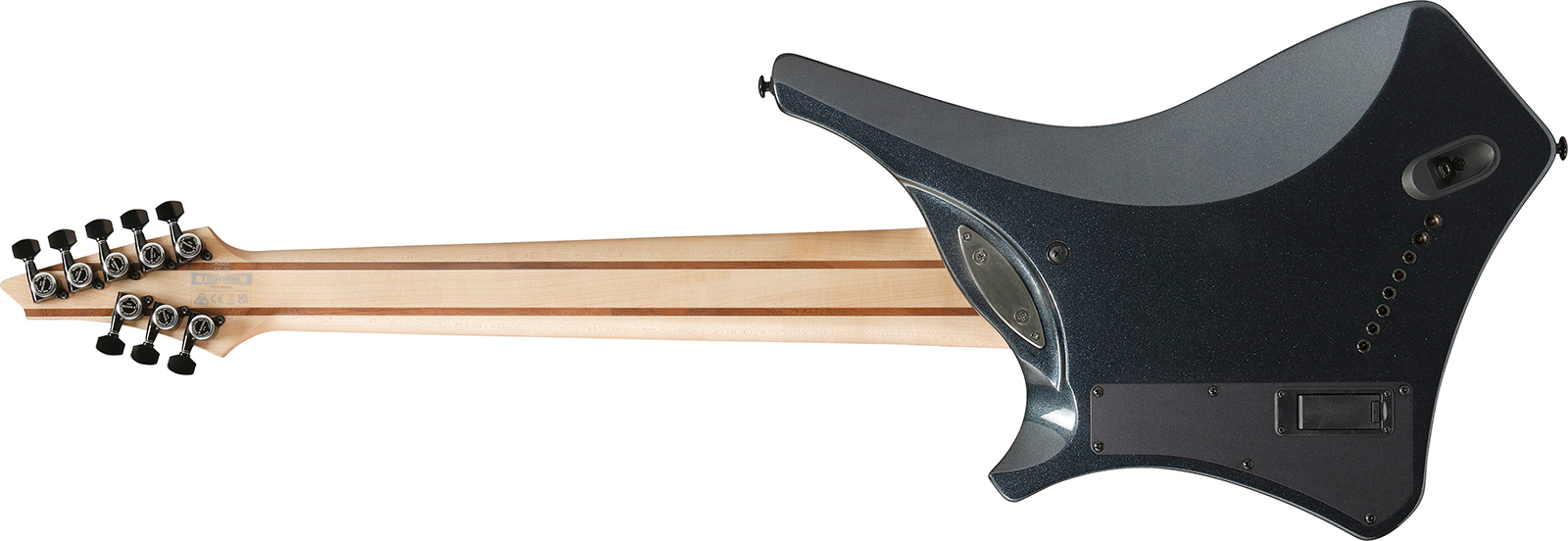 Ibanez A528 Ipt Alpha 8c Multiscale 2h Fishman Fluence Eb - Iron Pewter - E-Gitarre aus Metall - Variation 1