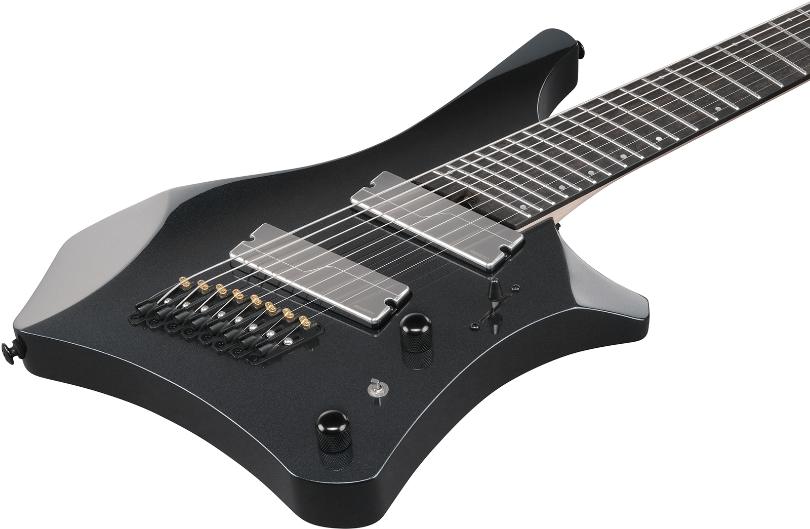 Ibanez A528 Ipt Alpha 8c Multiscale 2h Fishman Fluence Eb - Iron Pewter - E-Gitarre aus Metall - Variation 2