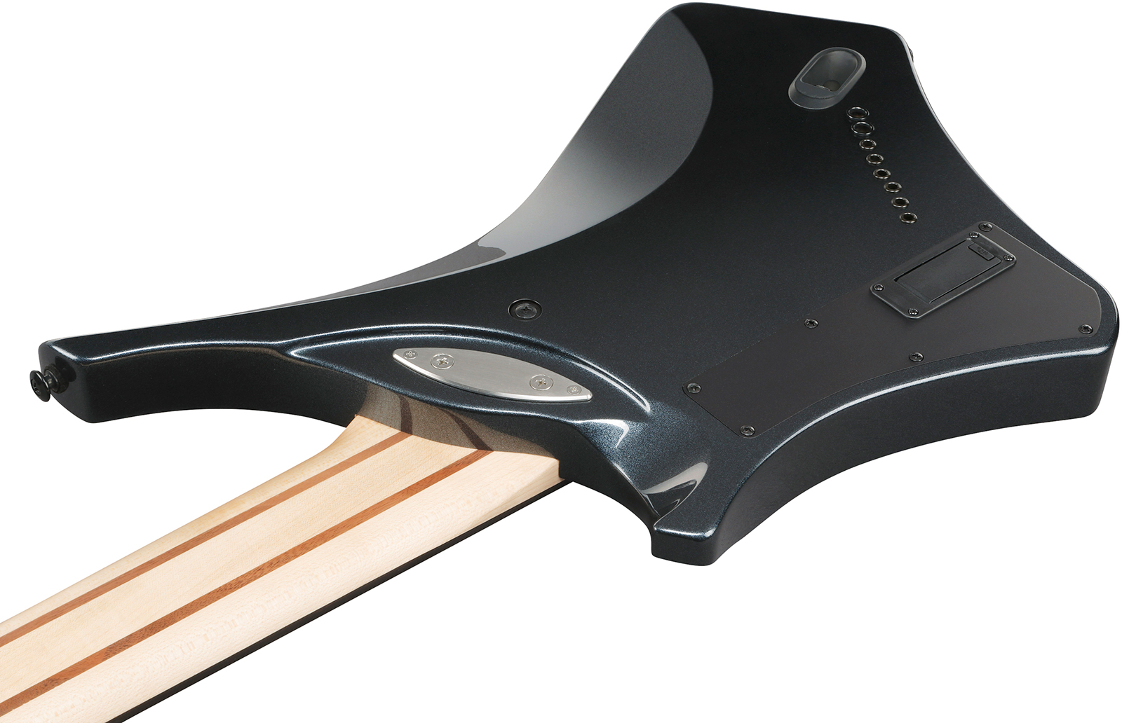 Ibanez A528 Ipt Alpha 8c Multiscale 2h Fishman Fluence Eb - Iron Pewter - E-Gitarre aus Metall - Variation 3