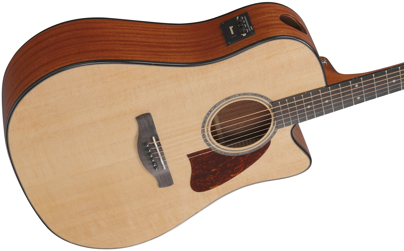 Ibanez Aad51ce Nt Advanced Dreadnought Cw Epicea Sapele Pur - Natural - Folk-Gitarre - Variation 2