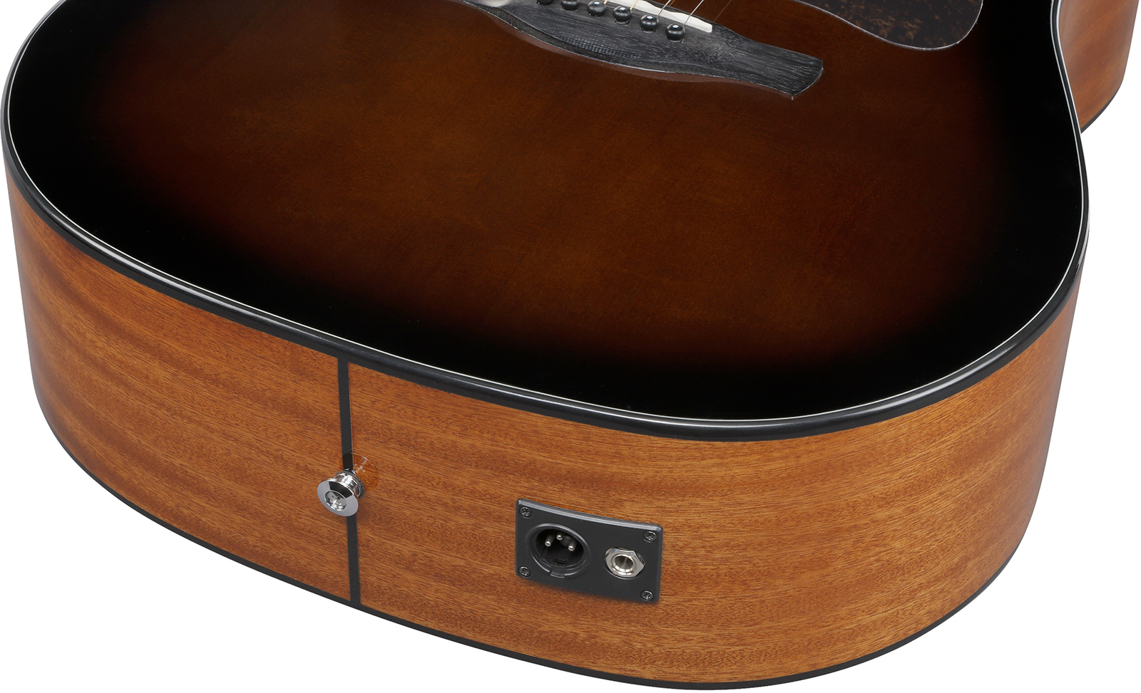 Ibanez Aad51lce Dvs Lh Advanced Dreadnought Cw Gaucher Epicea Sapele Pur - Dark Violin Sunburst - Folk-Gitarre - Variation 4