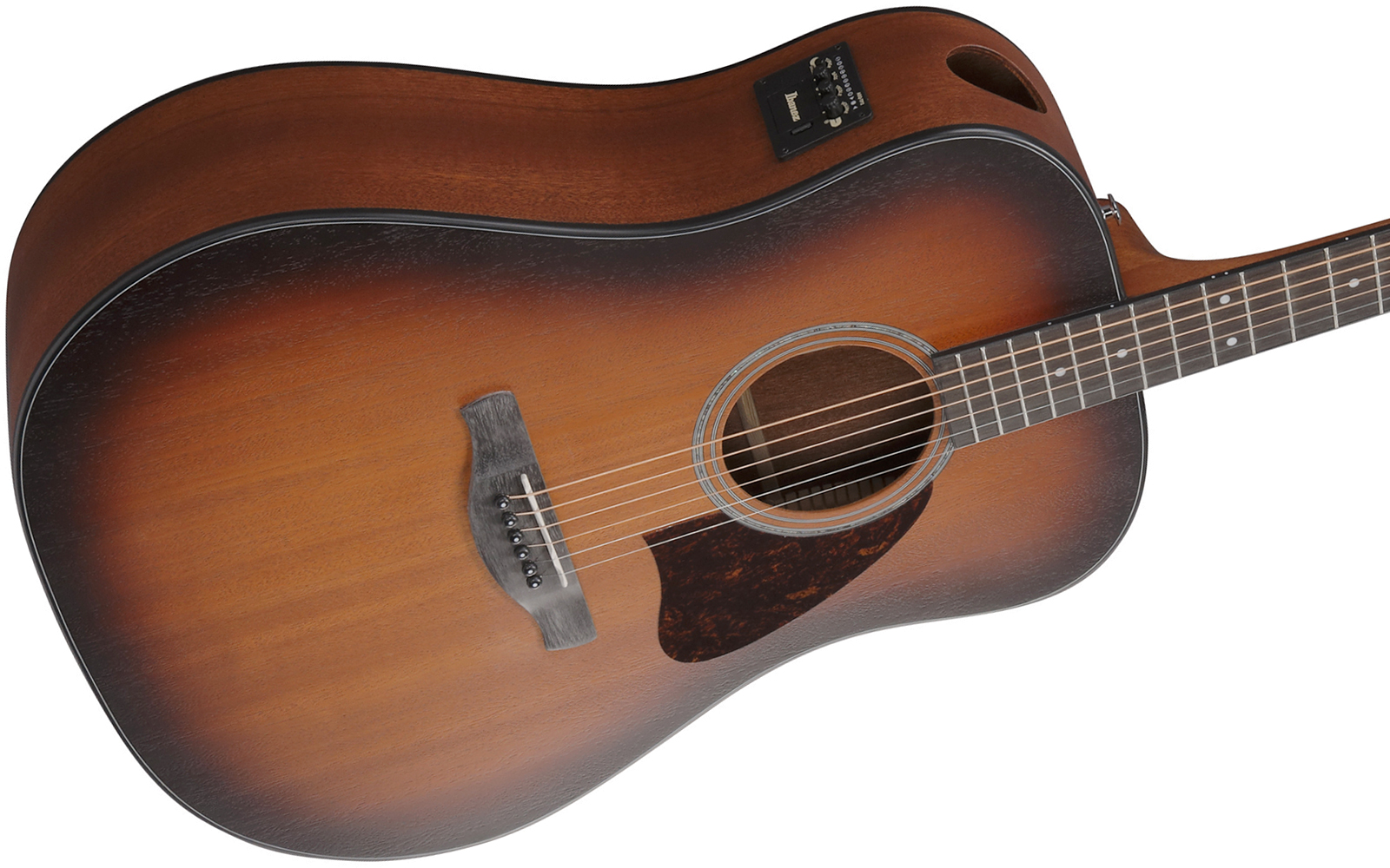 Ibanez Aad54e Omh Advanced Dreadnought Cw Acajou Sapele Pur - Open Pore Mahogany - Folk-Gitarre - Variation 2