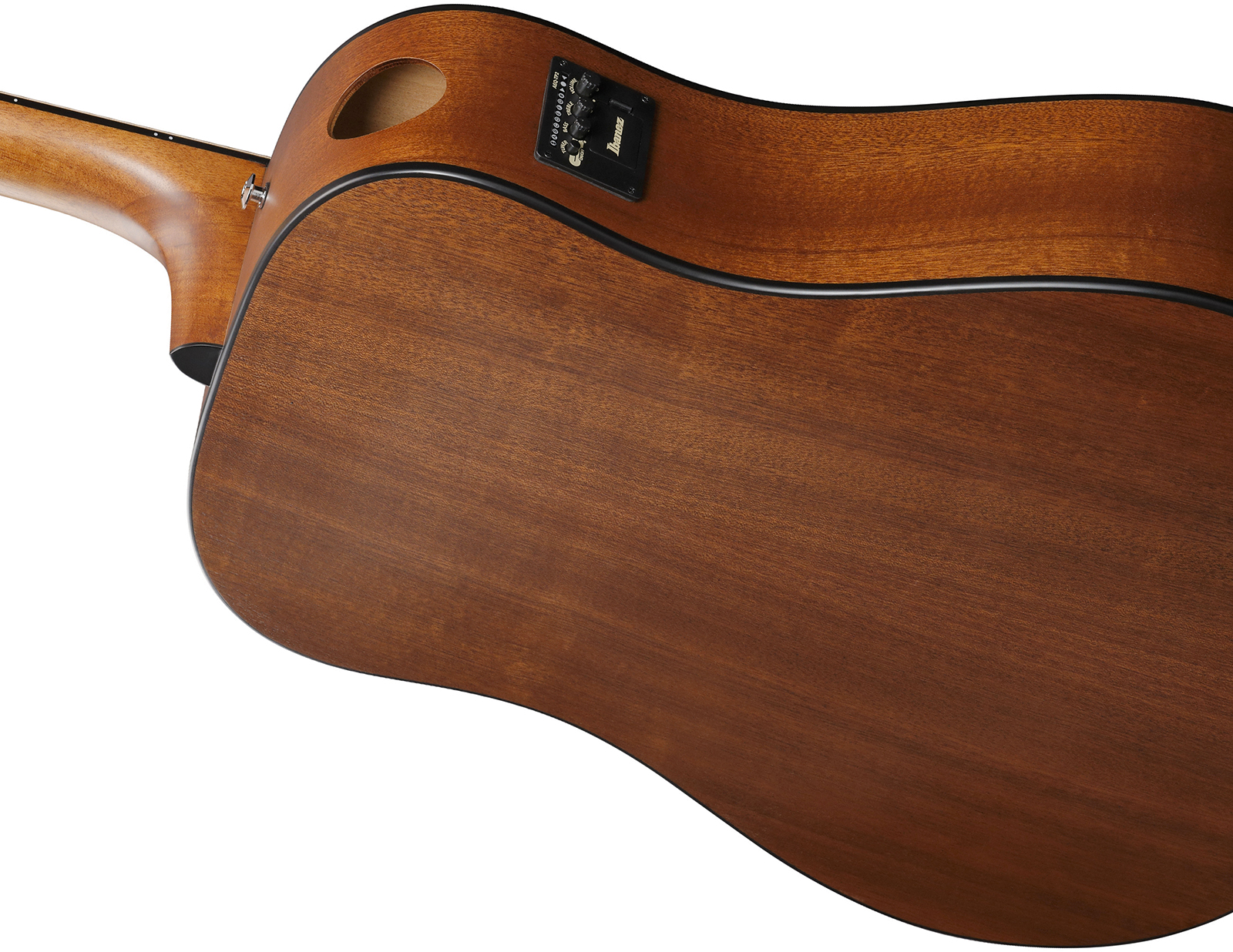 Ibanez Aad54e Omh Advanced Dreadnought Cw Acajou Sapele Pur - Open Pore Mahogany - Folk-Gitarre - Variation 4