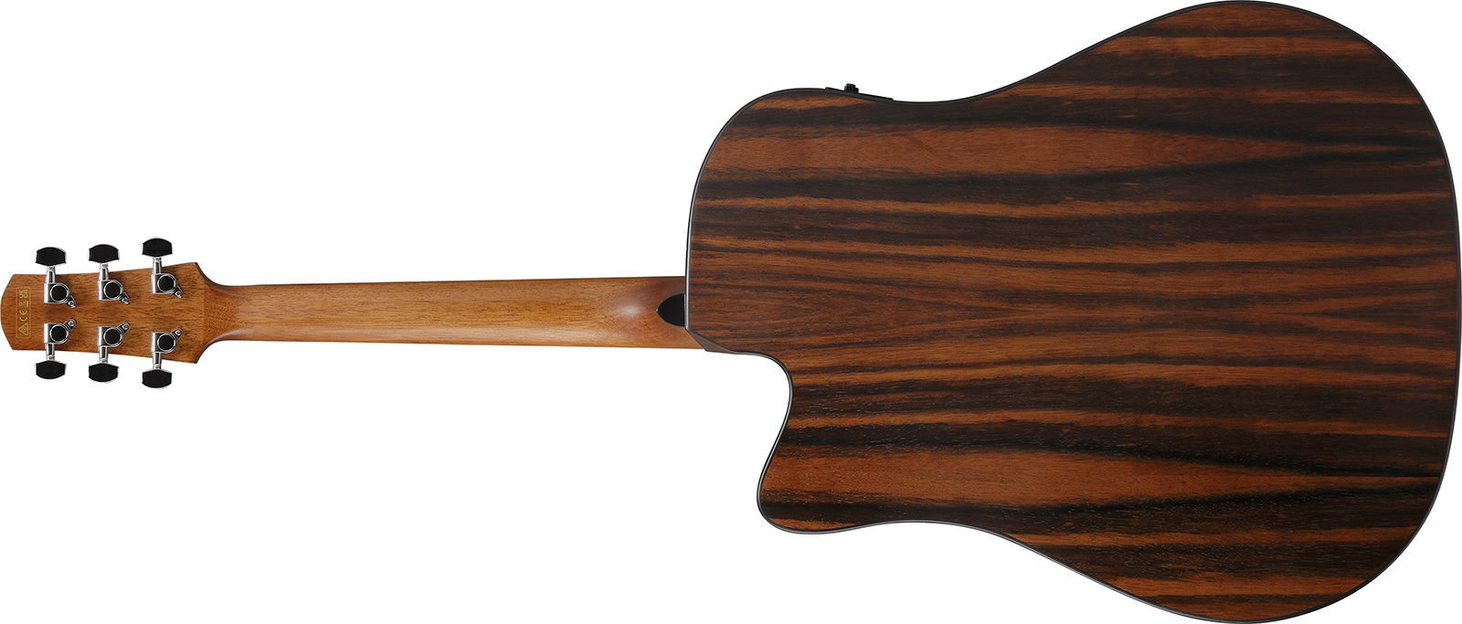 Ibanez Aad70ce Tbn Advanced Dreadnought Cw Epicea Ebene Pur - Transparent Charcoal Burst - Folk-Gitarre - Variation 1