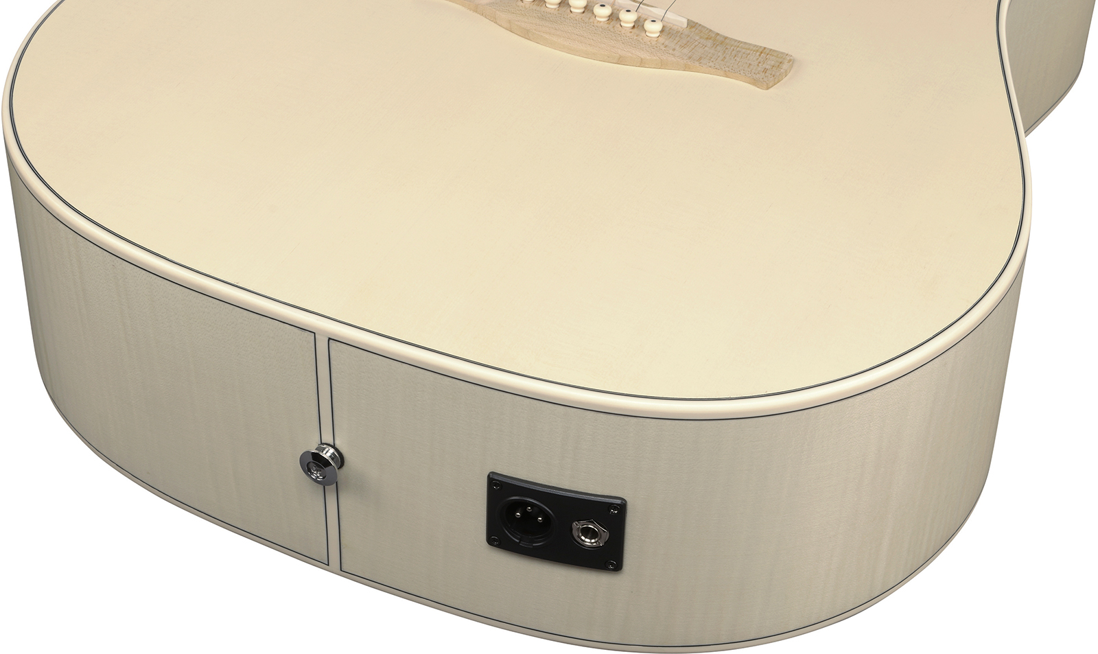 Ibanez Aad77m1e Oaw Advanced Dreadnought Cw Epicea Erable Mn - Open Pore Antique White - Folk-Gitarre - Variation 4