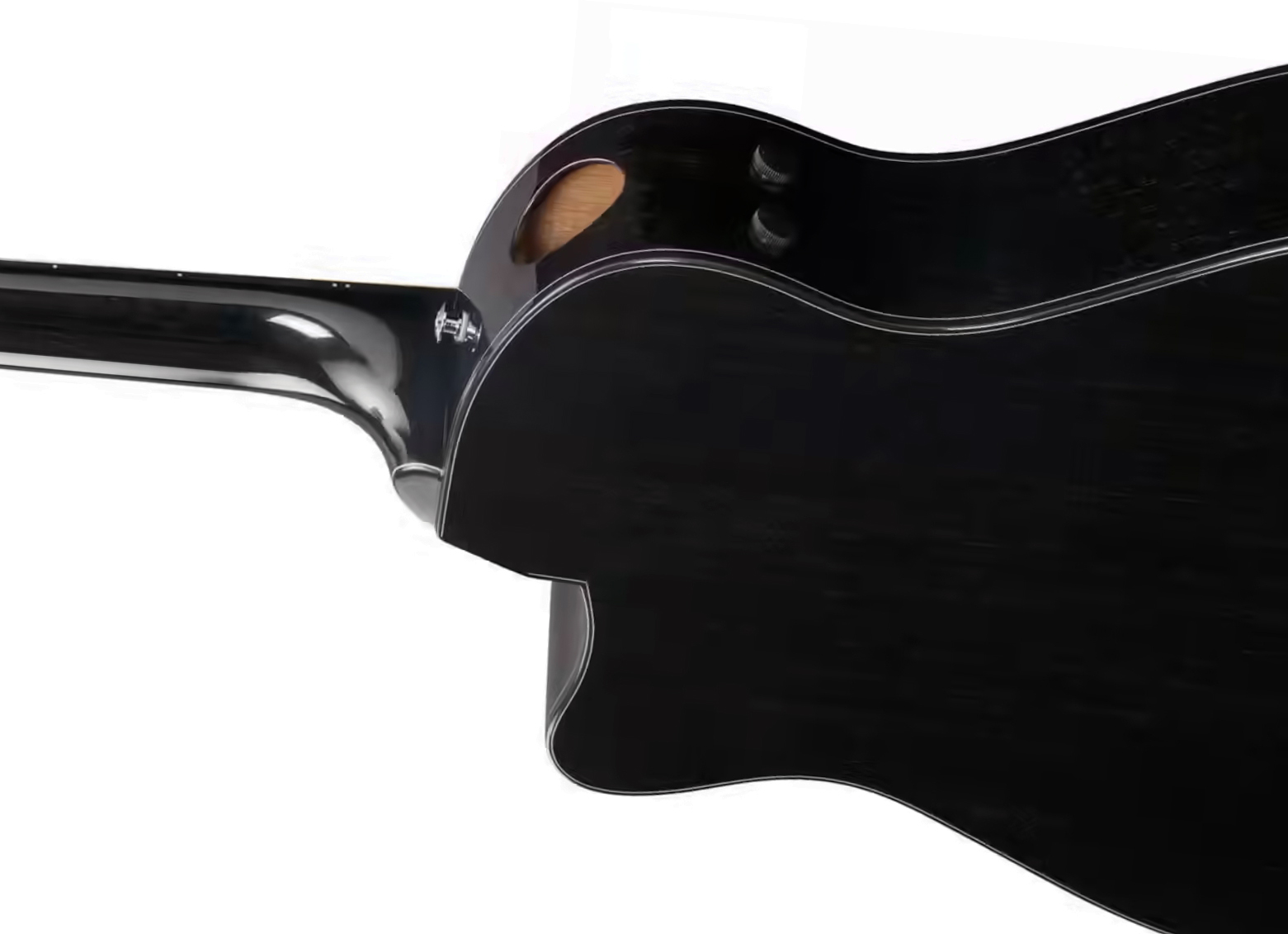 Ibanez Aam340ce Rub Advanced Auditorium Cw Tout Acajou Rw - Rustic Black - Folk-Gitarre - Variation 2