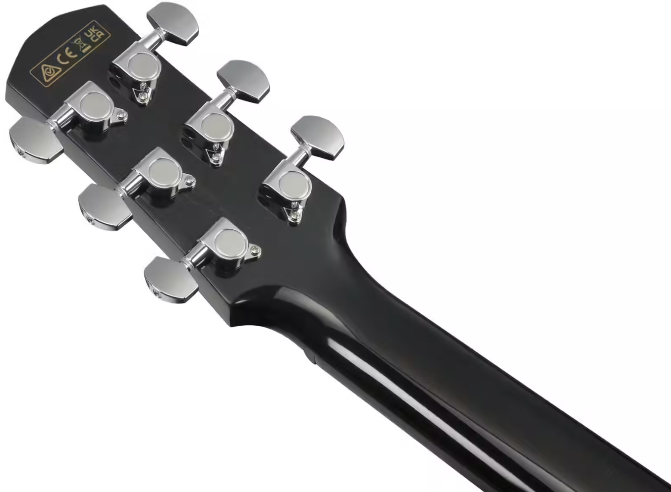 Ibanez Aam340ce Rub Advanced Auditorium Cw Tout Acajou Rw - Rustic Black - Folk-Gitarre - Variation 5