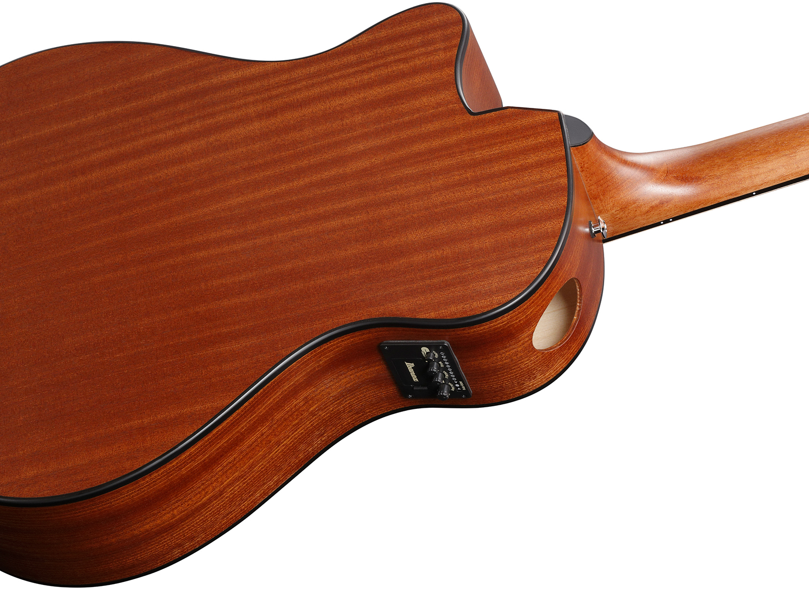 Ibanez Aam50ce Opn Auditorium Cw Epicea Sapele Pur - Open Pore Natural - Folk-Gitarre - Variation 5