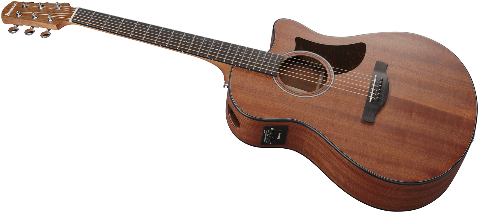 Ibanez Aam54ce Opn Auditorium Cw Tout Sapele Pur - Open Pore Natural - Folk-Gitarre - Variation 2