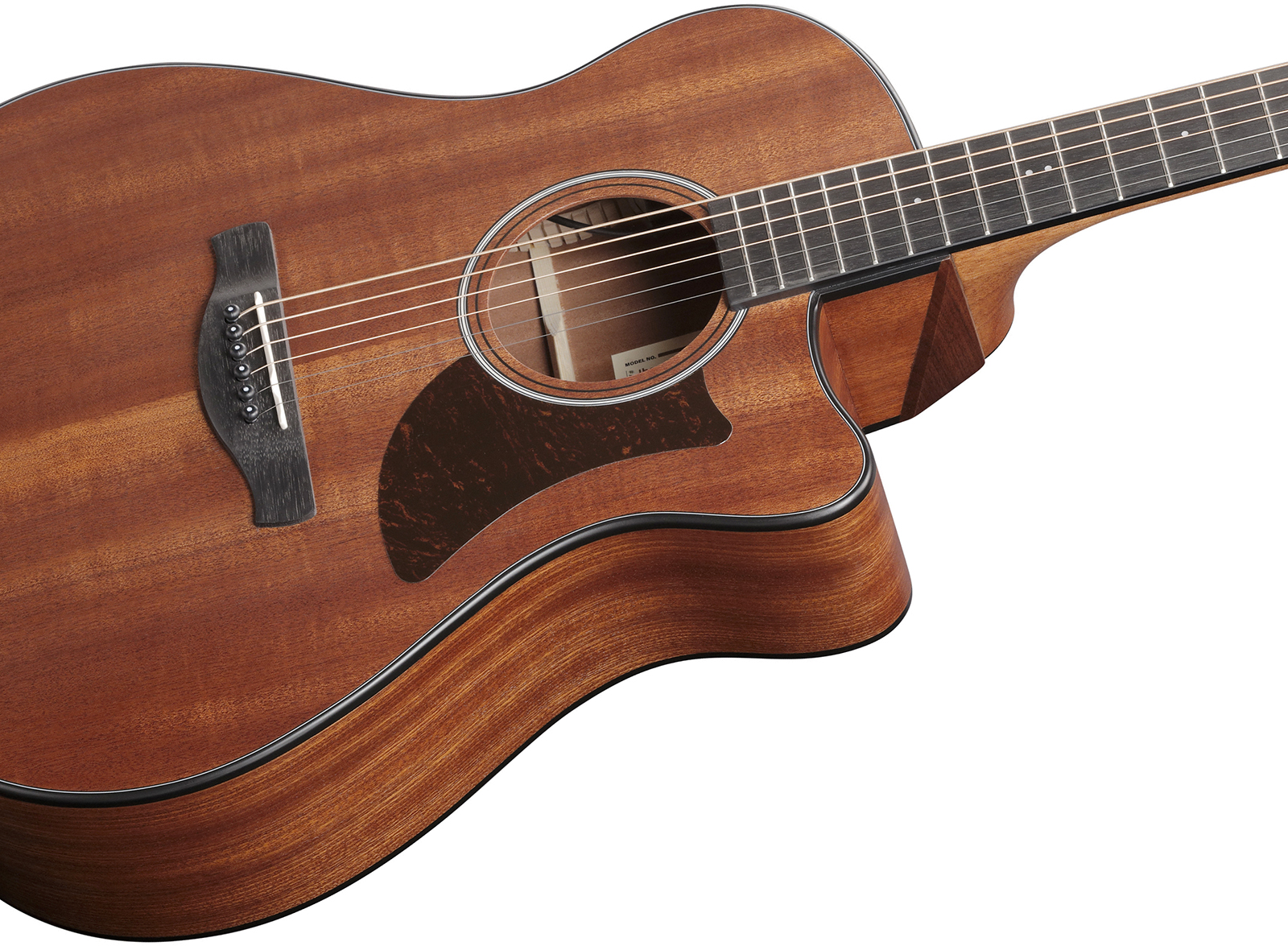 Ibanez Aam54ce Opn Auditorium Cw Tout Sapele Pur - Open Pore Natural - Folk-Gitarre - Variation 3