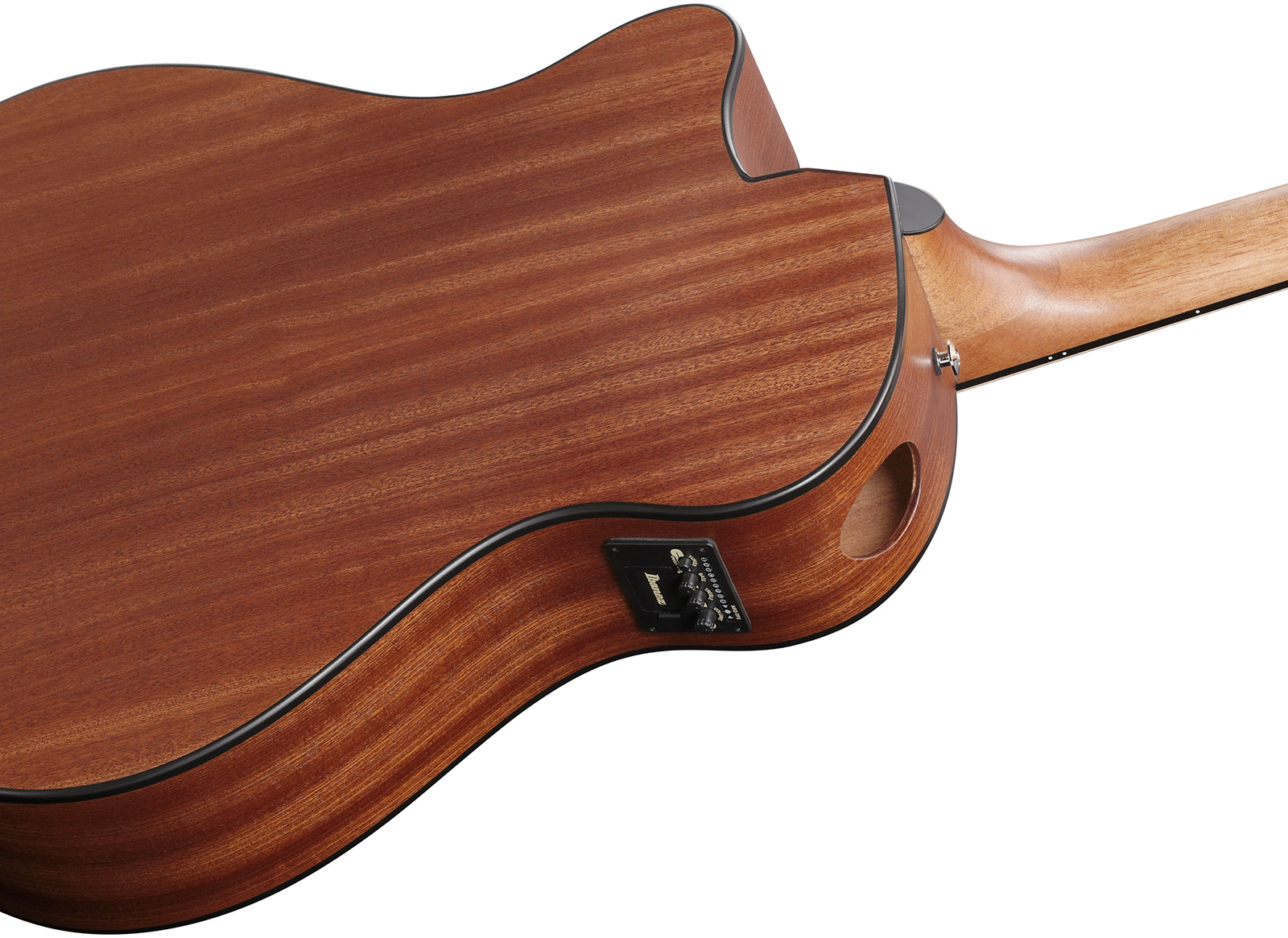 Ibanez Aam54ce Opn Auditorium Cw Tout Sapele Pur - Open Pore Natural - Folk-Gitarre - Variation 5