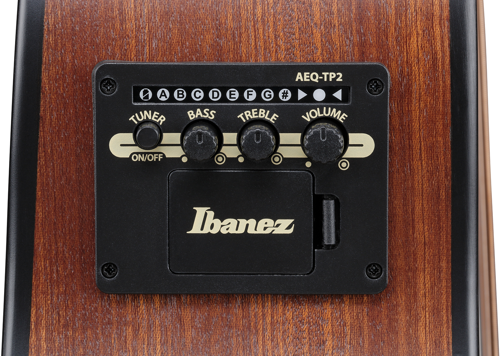 Ibanez Aam54ce Opn Auditorium Cw Tout Sapele Pur - Open Pore Natural - Folk-Gitarre - Variation 8