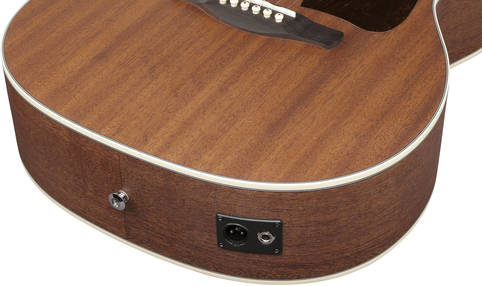 Ibanez Ac390mhe Opn Artwood Concert Tout Acajou Rw - Open Pore Natural - Folk-Gitarre - Variation 4