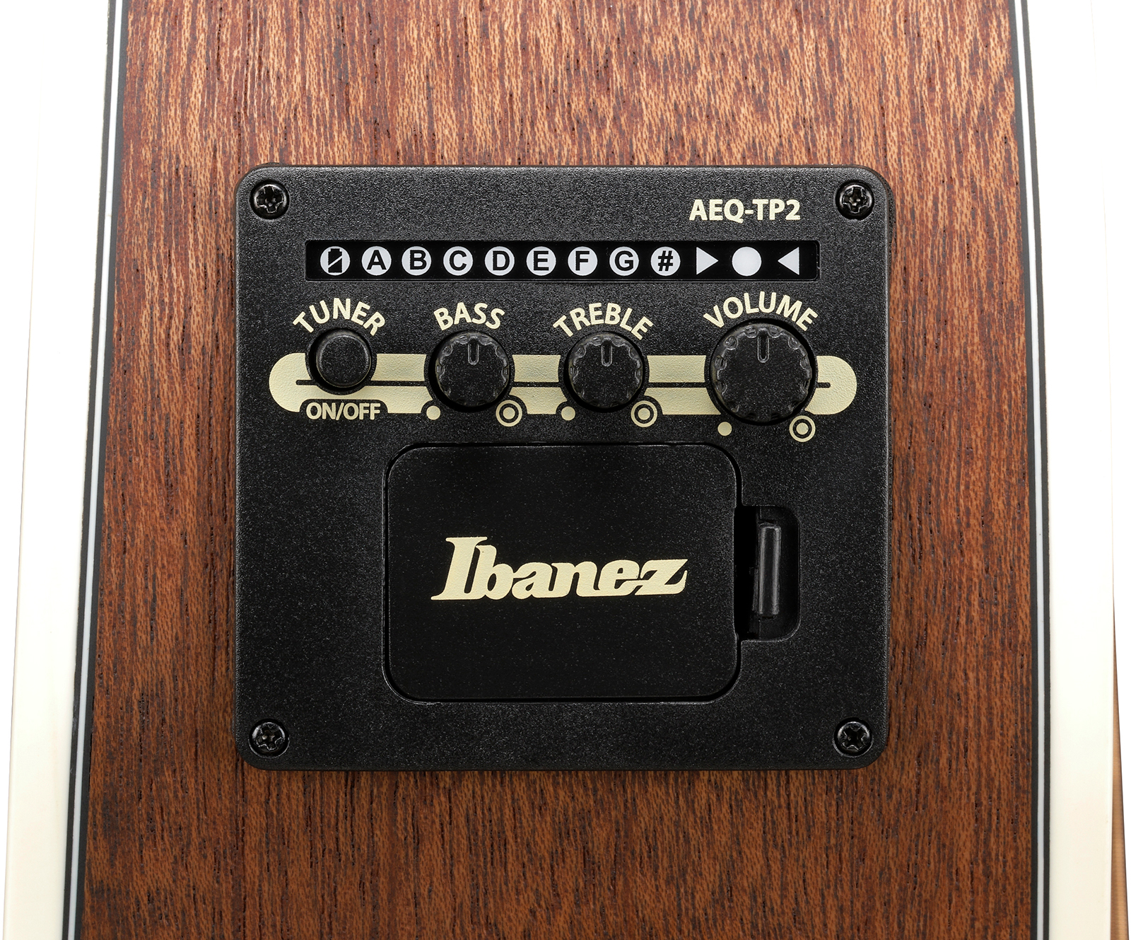 Ibanez Ac390mhe Opn Artwood Concert Tout Acajou Rw - Open Pore Natural - Folk-Gitarre - Variation 6