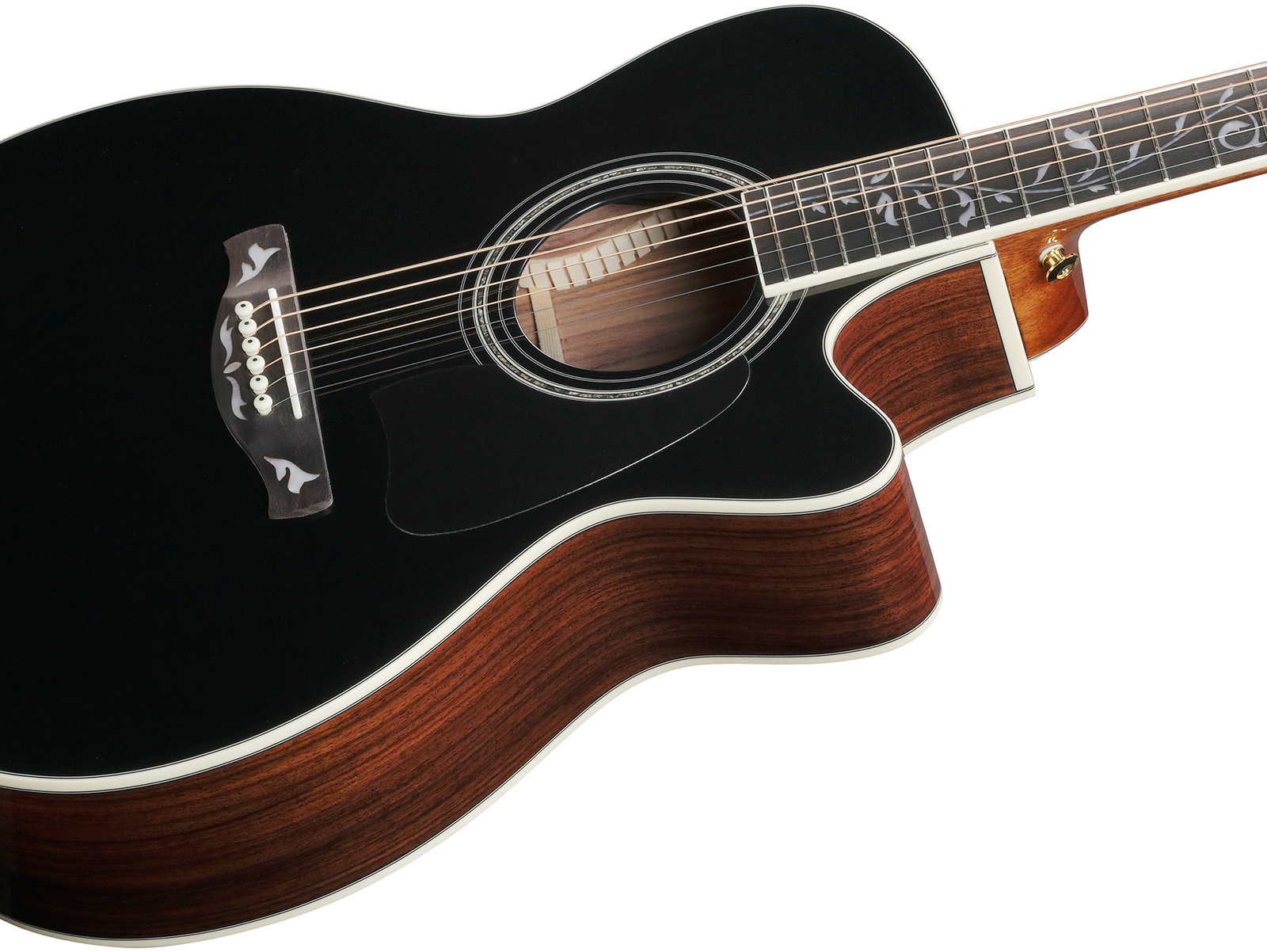 Ibanez Ac391rce Bkh Artwood Grand Concert Cw Shsc Epicea Palissandre Rw - Black Top - Folk-Gitarre - Variation 2