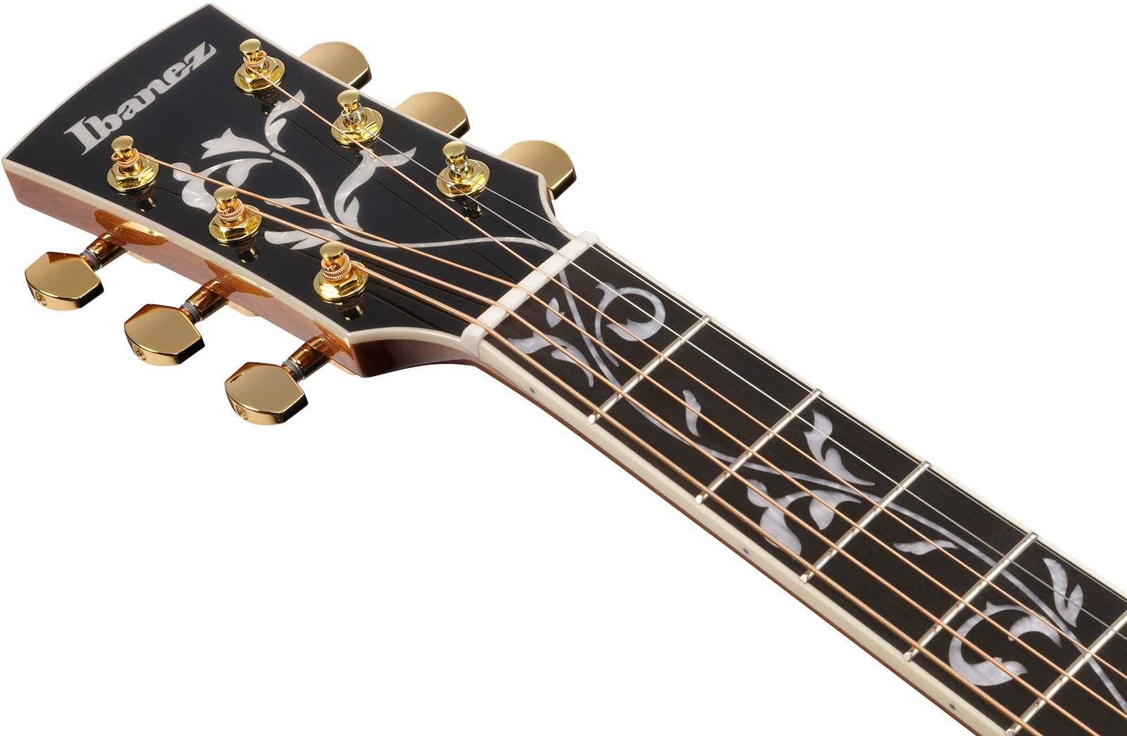 Ibanez Ac391rce Bkh Artwood Grand Concert Cw Shsc Epicea Palissandre Rw - Black Top - Folk-Gitarre - Variation 6