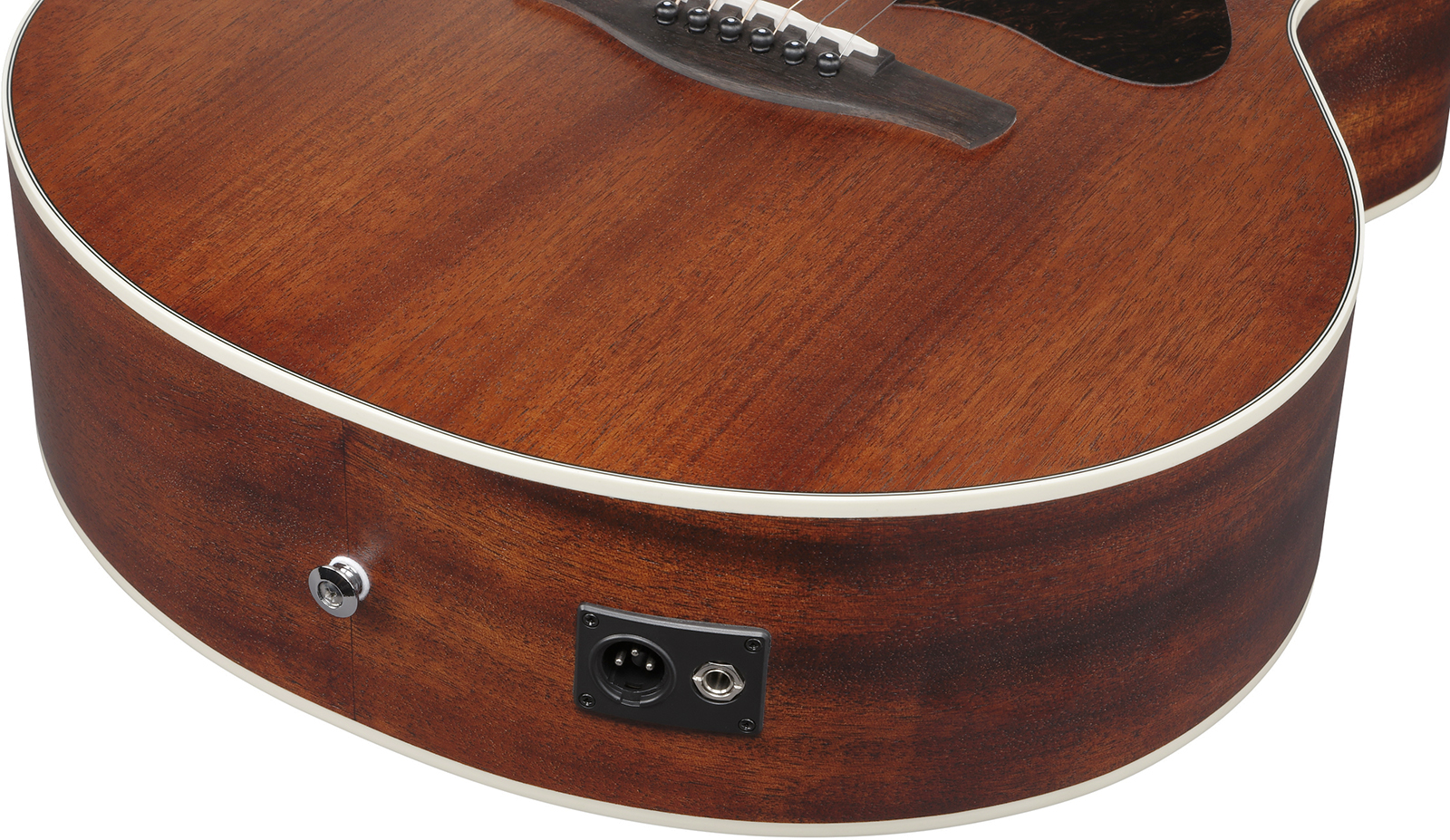 Ibanez Ae140 Opn Concert Thinline Cw Tout  Okoume Lau - Open Pore Natural - Folk-Gitarre - Variation 3