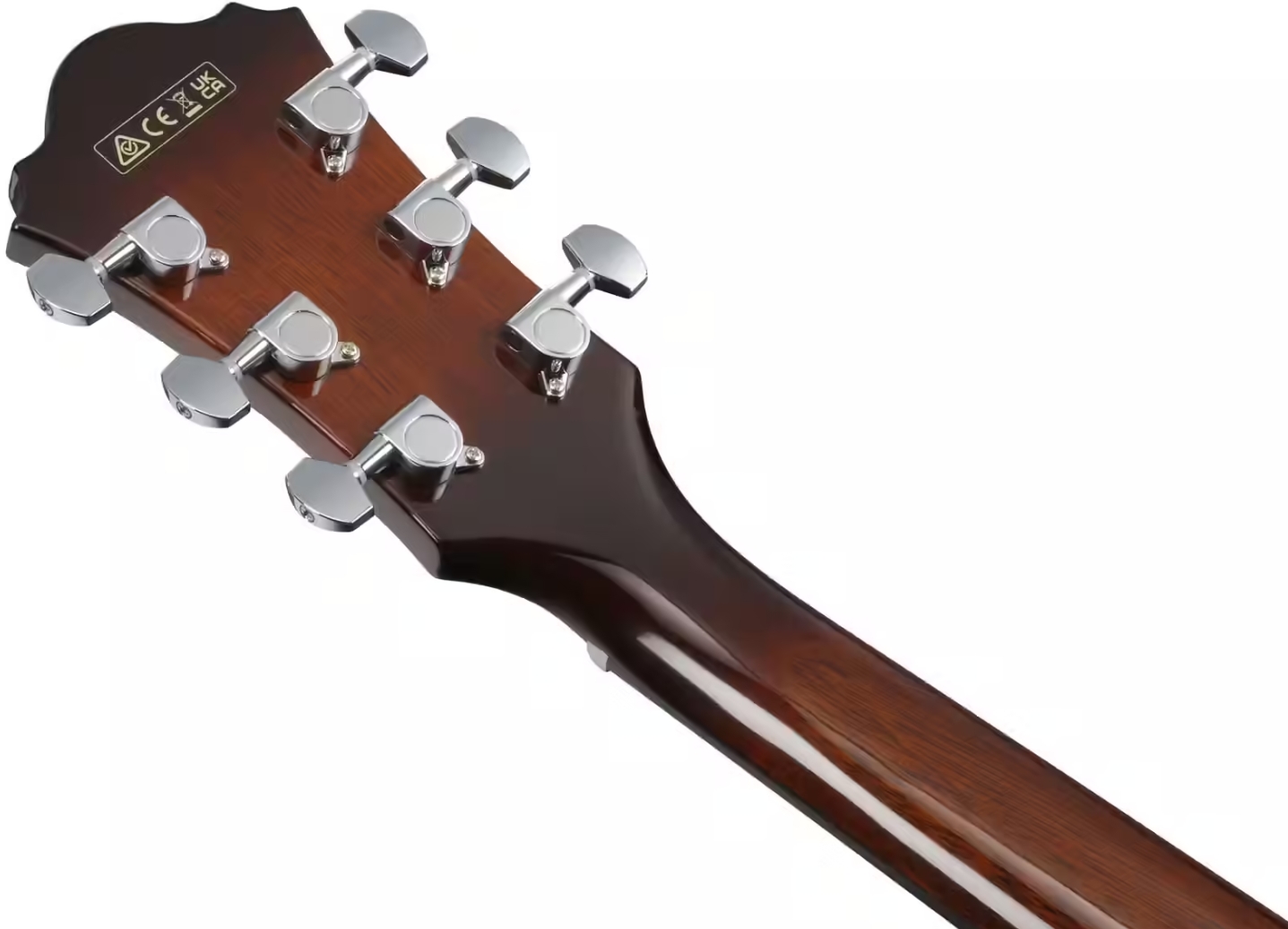 Ibanez Ae160 Vms Concert Thinline Cw Epicea Ovangkol  Ova - Vintage Mahogany Sunburst High Gloss - Folk-Gitarre - Variation 5