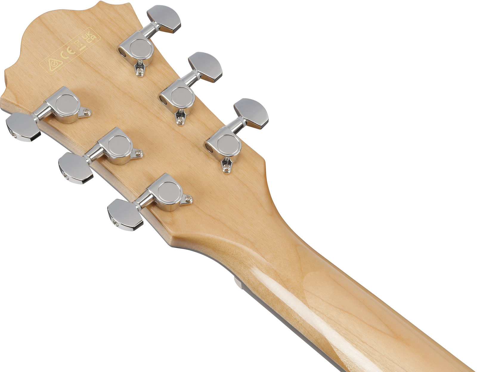 Ibanez Ae170 Ntr Concert Thinline Cw Epicea Erable Ova - Natural Top, Transparent Red Back - Folk-Gitarre - Variation 6