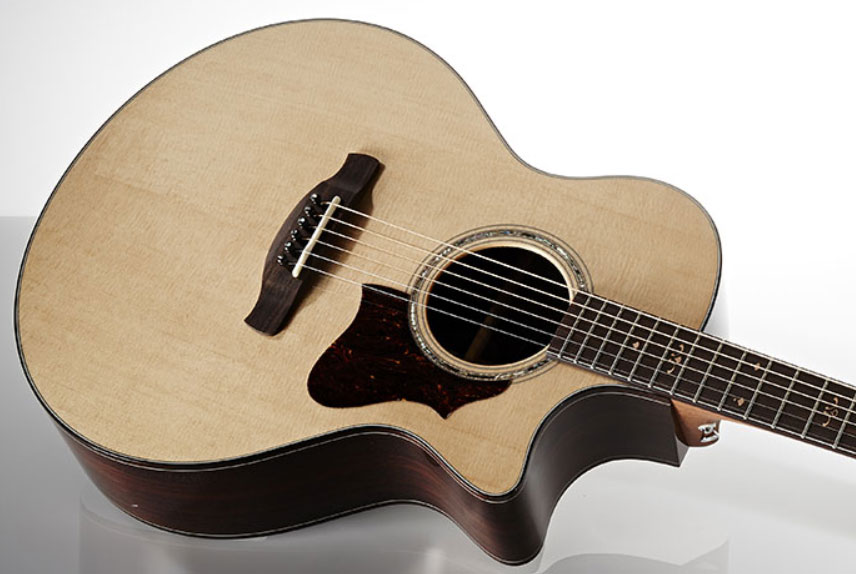 Ibanez Ae275bt Lgs Baritone Concert Cw Epicea Okoume Kat - Natural Low Gloss - Elektroakustische Gitarre - Variation 1