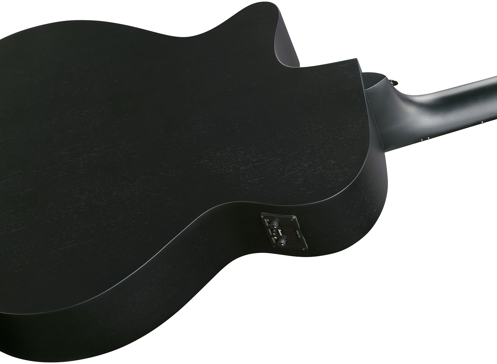 Ibanez Aeg1221 Bot Concert 12c Epicea Sapele Eb - Black Out - Folk-Gitarre - Variation 5