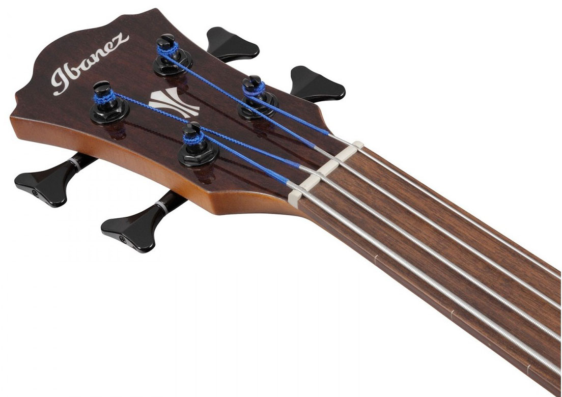 Ibanez Aegb24fe Mhs Fretless Cw Tout Sapele Noy - Mahogany Sunburst - Akustische Bass - Variation 4