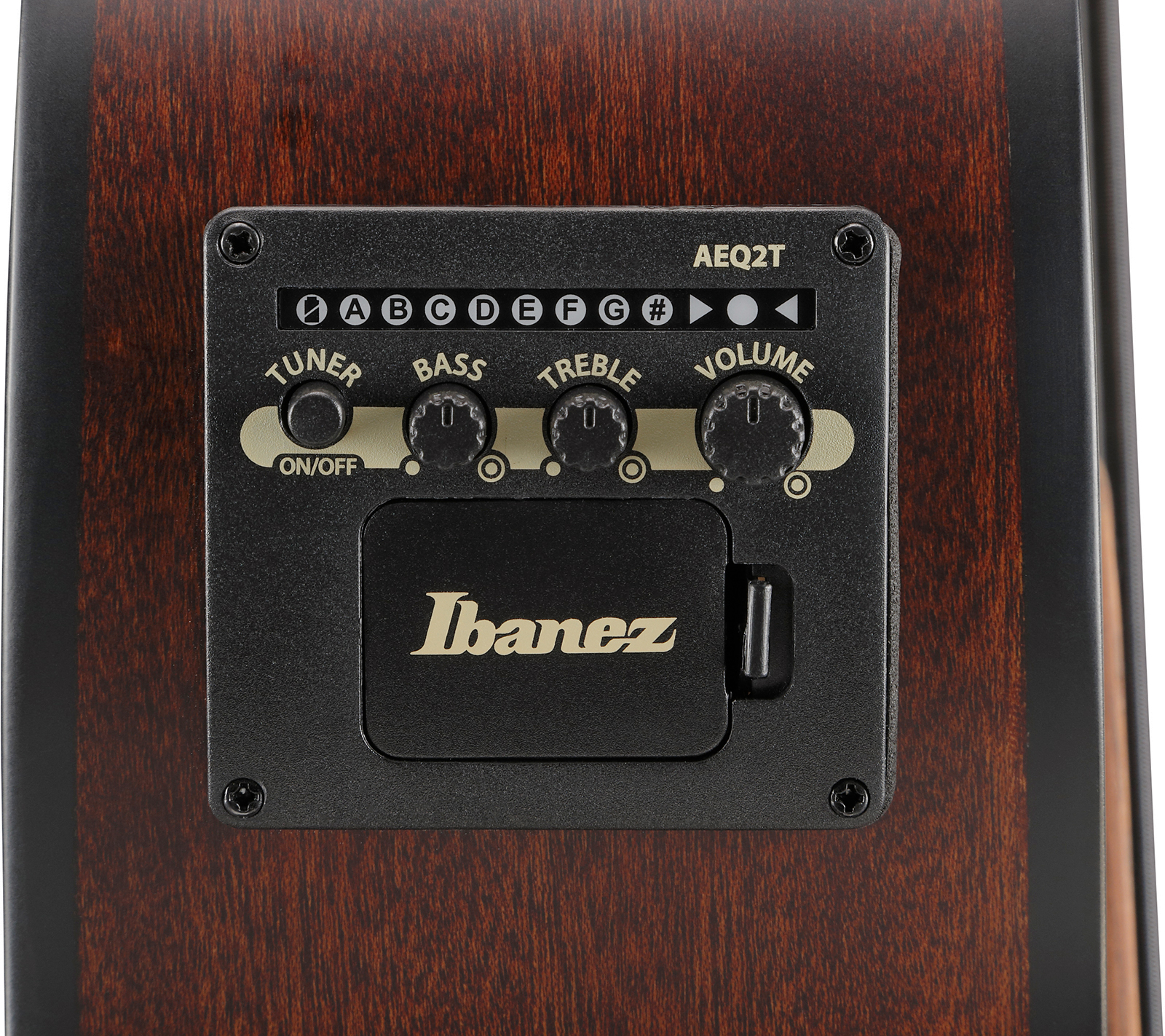 Ibanez Aegb30e Ntg Cw Epicea Sapele Rw - Natural - Akustische Bass - Variation 9