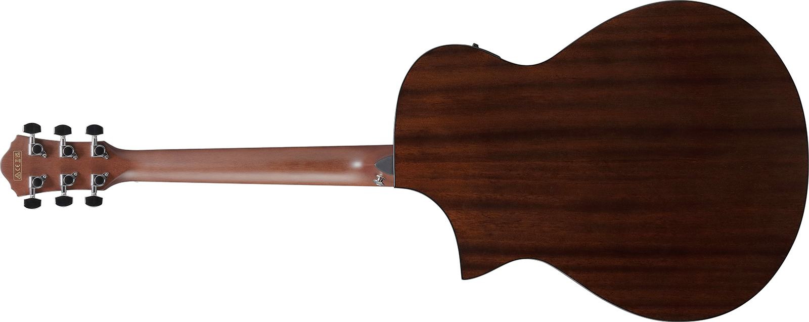 Ibanez Aewc16qa Teh Grand Concert Cw Tilleul Sapele Rw - Transparent Emerald Burst - Folk-Gitarre - Variation 1