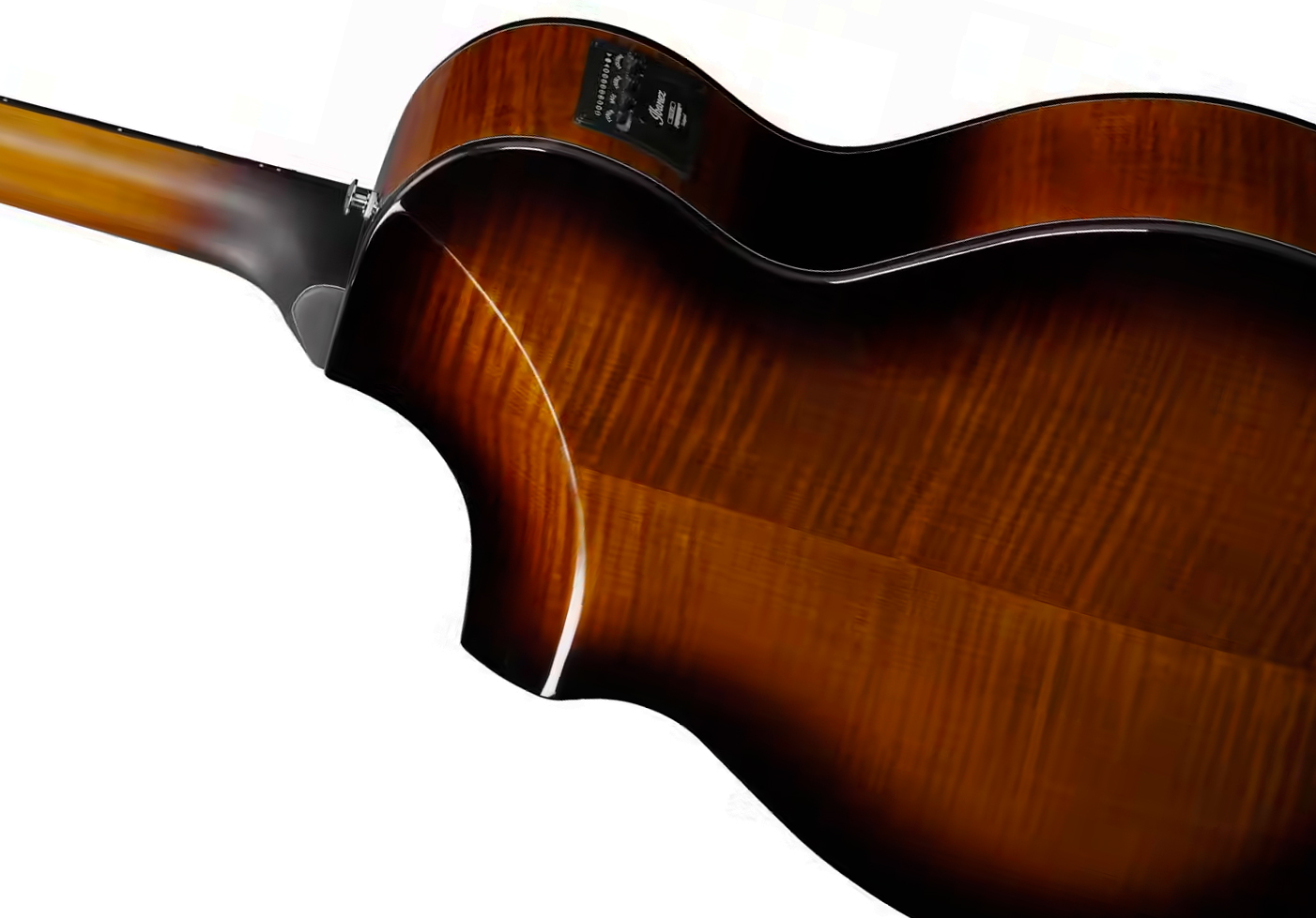 Ibanez Aewc400 Ams Grand Concert Cw Tout Erable Lau - Amber Sunburst - Folk-Gitarre - Variation 2