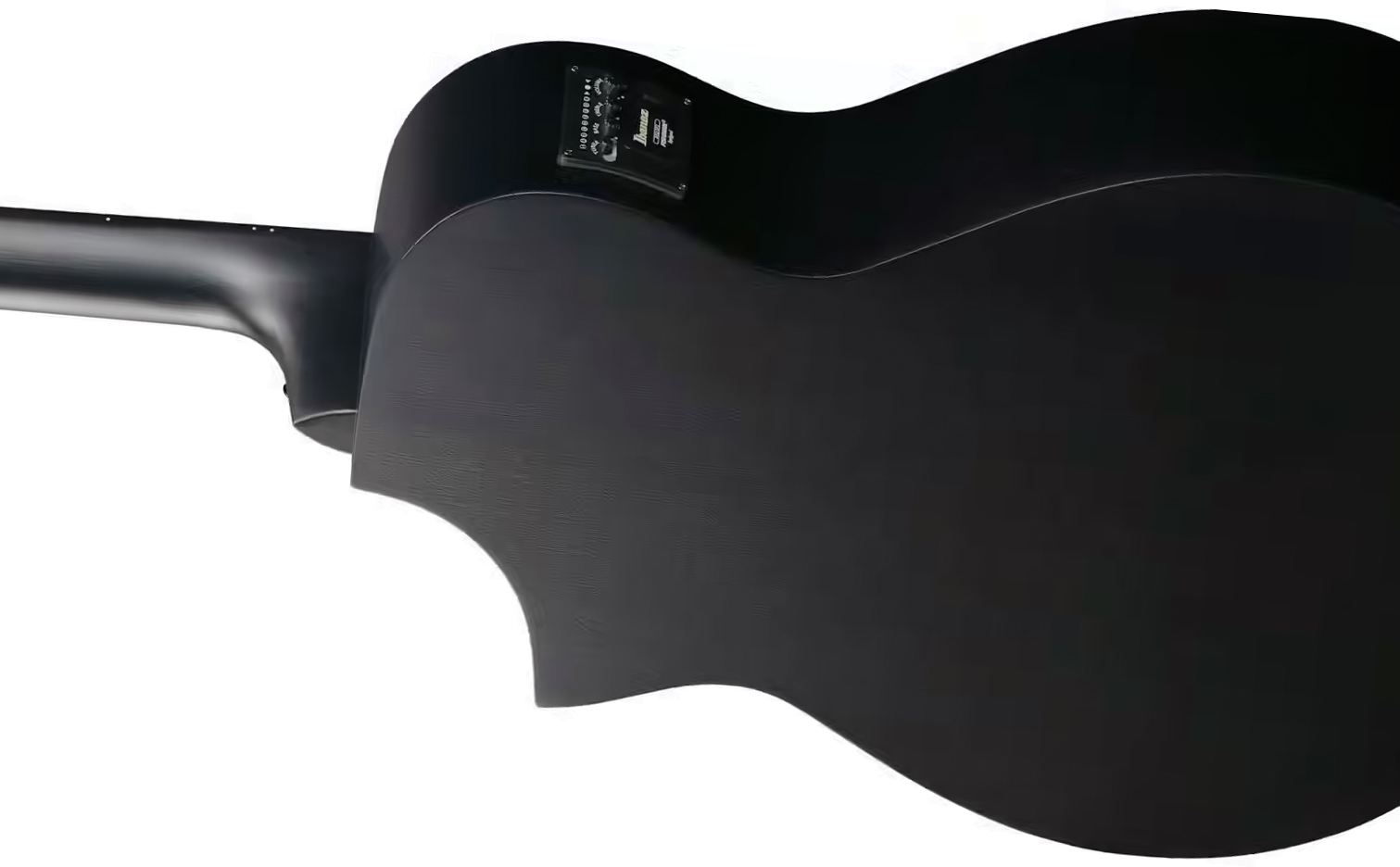 Ibanez Aewc621 Bot Grand Concert Cw Tilleul Sapele Eb - Black Out - Folk-Gitarre - Variation 2