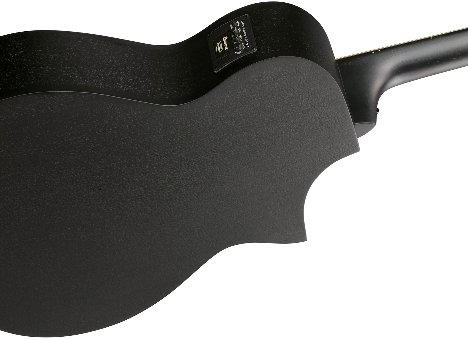 Ibanez Aewc621l Bot Grand Concert Cw Gaucher Tilleul Sapele Eb - Black Out - Folk-Gitarre - Variation 2